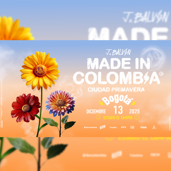 J Balvin llega a Bogota con su show Ciudad Primavera