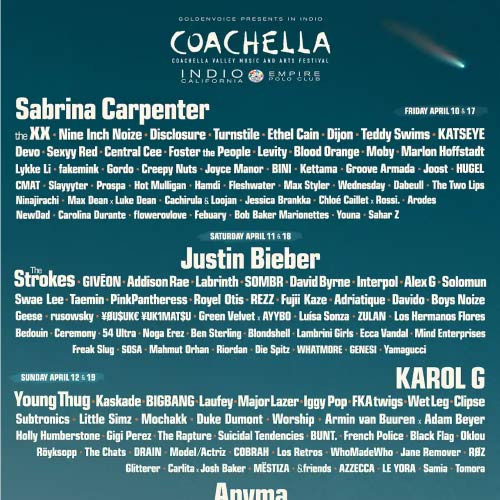 ¡CONFIRMADO! KAROL G SERÁ CABEZA DE CARTEL EN COACHELLA 2026