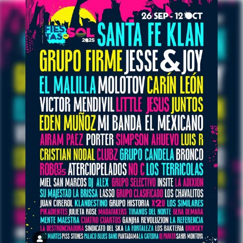 ATERCIOPELADOS, ÚNICO ARTISTA COLOMBIANO EN LAS FIESTAS